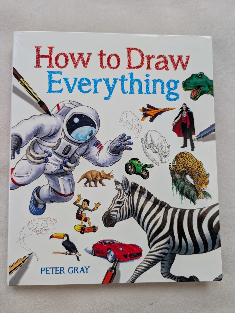 How to Draw Everything by Peter Gray Children's Drawing Art Book